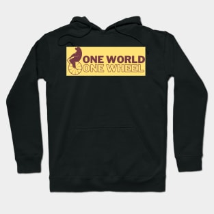 Bär Einrad one World Artist Zirkus Hoodie